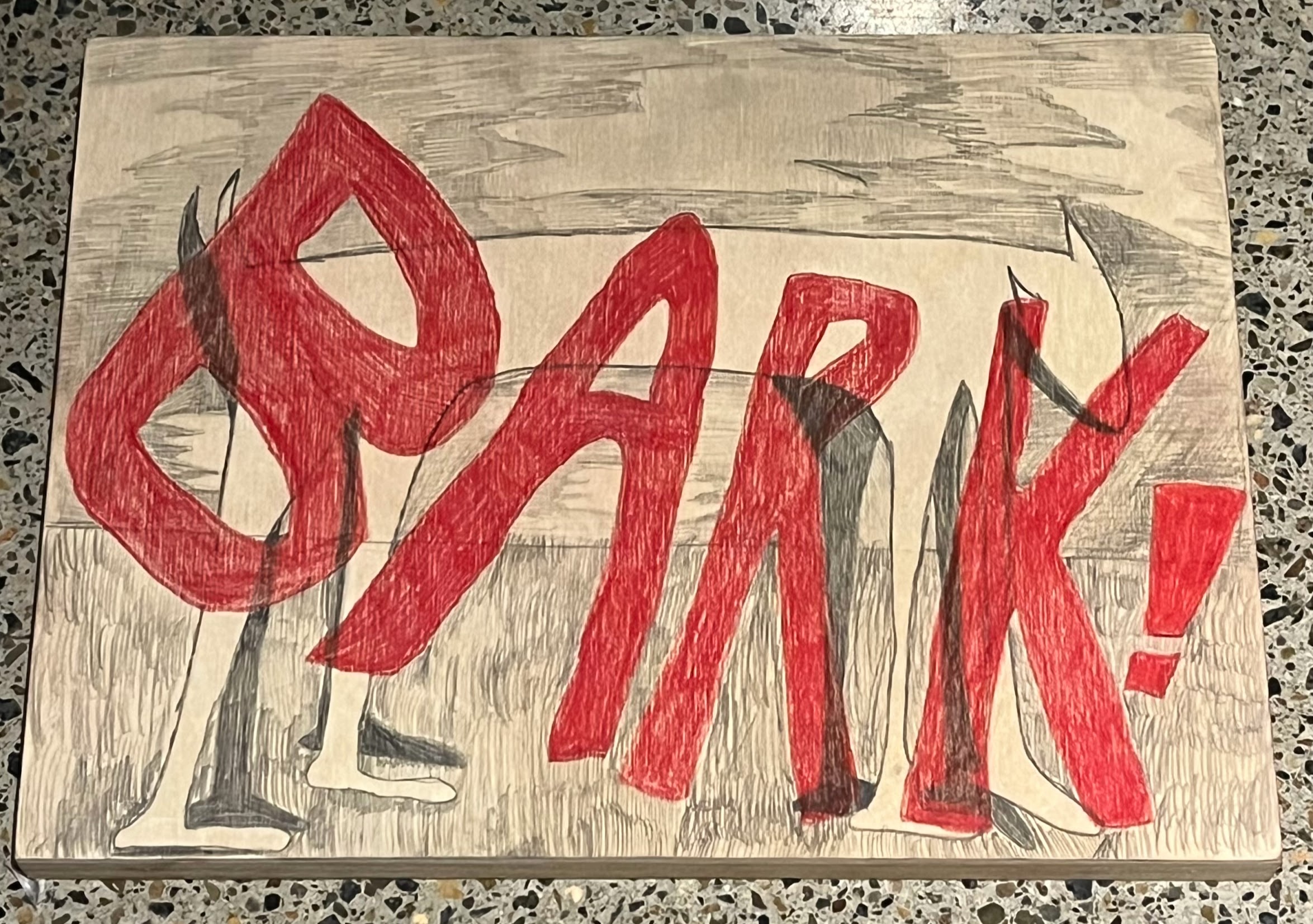 Bark Drawing
